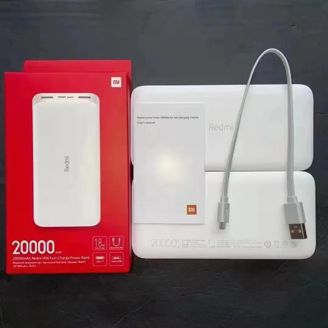 Redmi Power Bank 20000 MAh Fast Charging Original Portable Powerbank Bateria Externa Universal Charger
