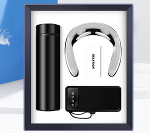 Set Hadiah Mewah untuk Bisnis: Vacuum Flask 3 in 1, Pijat Leher, Power Bank dengan Penyangga Ponsel - Product Image 3