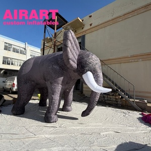 Animales Inflables Realistas de Elefante Salvaje para Actividades - Product Image 1