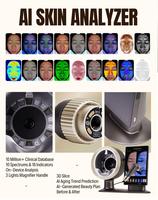 Skin Detector Desktop-Magical Mirror for Home Use Skin Analysis Acne/Wrinkles/Pigmentation Test Face/Body Moisture Skin Care
