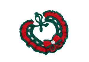 Accessori di abbigliamento per animali domestici rosso verde ornamenti per collare di natale elasticità per cani e gatti - Product Image 6