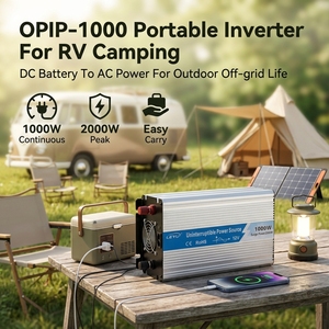 LEYU OPIP-1000C <span class=keywords><strong>Onduleur</strong></span> à onde sinusoïdale pure <span class=keywords><strong>1000</strong></span> Watts avec fonction <span class=keywords><strong>UPS</strong></span>, convertisseur CA 12 V vers 220 V, affichage numérique, pour situations d'urgence - Product Image 5