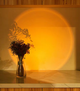 ไฟ LED สร้างบรรยากาศโรแมนติก หมุนได้ ใช้ตกแต่งห้องนอน งานปาร์ตี้ ฉายแสงพระอาทิตย์ตก ดีไซน์เรียบง่าย - Product Image 3