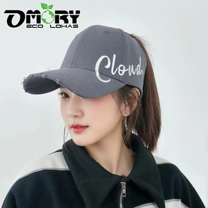Casquette de baseball OMORY style streetwear avec broderie de grandes lettres, casquette de sport décontractée et originale - Product Image 1