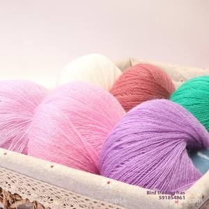 Fil <span class=keywords><strong>de</strong></span> plumes d'oiseau neuf couleurs, fait main, pour tricot, motif blanchi, écharpe, pull, couverture jacquard, <span class=keywords><strong>pelote</strong></span> - Product Image 2