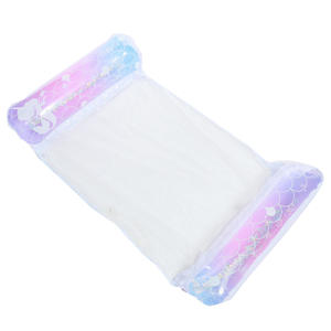 Cama Flotante Inflable para Adultos, Diseño de Sirena, Malla de PVC Reforzada, Flotador para Piscina - Product Image 5