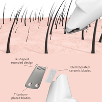 Tondeuse pour pattes d'animaux SiMAiSHEN-A2 légère et à faible vibration pour une utilisation confortable, idéale pour les zones étroites comme les oreilles, le dos et le visage
