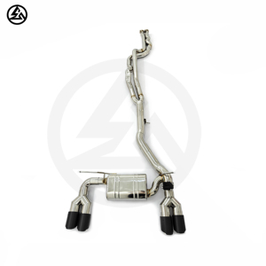 מערכת פליטה אחורית (Catback) מנירוסטה CSZ עם שסתום Valvetronic עבור ב.מ.וו S55 M2 קומפטישן F87 M2C 3.0T עם שלט רחוק - Product Image 6