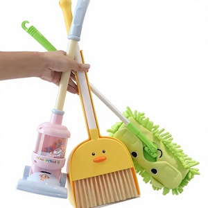 Mini ensemble de nettoyage pour tout-petits - <span class=keywords><strong>Balai</strong></span>, serpillière, pelle à poussière et <span class=keywords><strong>aspirateur</strong></span> <span class=keywords><strong>jouet</strong></span> |   Jeu de simulation éducatif - Product Image 1