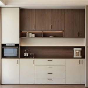 Armarios de Madera Modernos con Cerradura, Altura Ajustable, Diseño Modular, Ecológicos, Duraderos y Ahorran Espacio para Dormitorio o Sala de Estar - Product Image 1