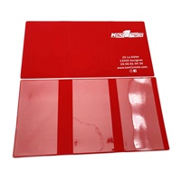 Porte-documents de voiture à impression personnalisée Portefeuille de documents d'immatriculation de voiture en PVC Organisateur de documents automatique souple Couverture en papier pour voiture