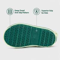 Bottes de pluie pour enfants Green Forest Animal, imprimé écureuil et hérisson mignon, en caoutchouc naturel imperméable, bottes Wellington pour tout-petits