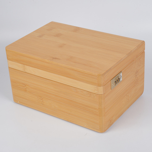 Cajas de Almacenamiento Rectangulares de Bambú y MDF de Lujo Ecológicas, Hechas a Mano, para Regalos y Artesanías, Venta al Por Mayor Personalizada por el Fabricante - Product Image 3