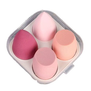 Ensemble d'éponges de maquillage Tiger Secretary, 4 pièces, forme de larme, hydrophiles, sans latex, pour application sur le visage - Product Image 3