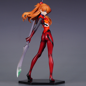 ฟิกเกอร์อนิเมะ Evangelion แบบขายส่งสั่งทำพิเศษ อาสึกะ พีวีซี ขนาด 40 ซม. ชุดทหารรบเข้มข้น ยืนถือมีด แลงลีย์ โซริว - Product Image 4