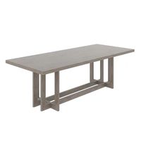 Table à manger de planche de surf carrée antique, haut de gamme, prix HS1 Shayne ODM meubles d'usine de luxe