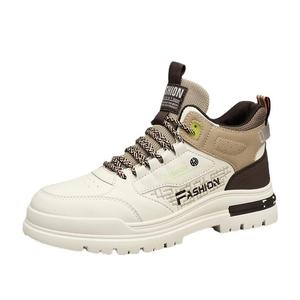Botas para Hombre que Aumentan la Estatura, Zapatos Deportivos Casuales, Zapatillas de Estilo Coreano de 10 cm para Uso Casual, Diseño de Color Sólido - Product Image 3