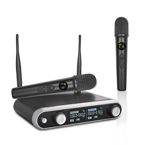Micrófono Dinámico Inalámbrico Profesional, Mini Micrófono <span class=keywords><strong>de</strong></span> Mano para Grabación en Estudio Musical, Patrón Polar Cardioide, Ligero y con Reducción <span class=keywords><strong>de</strong></span> Ruido - Product Image 1