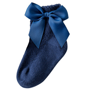 Calcetines cortos de bebé con lazo de estilo español de primavera y verano de Lolita para primavera y verano, calcetines holgados con fugas en la boca, vestido de princesa vacío, calcetines para niños - Product Image 1