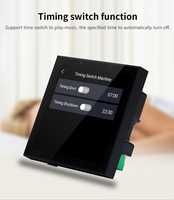 Panel de Control Inteligente para el Hogar de 4 Pulgadas, Reproductor de Música con Android 11, Pantalla Táctil de Pared para Automatización del Hogar, Compatible con Altavoz Amplificador de 2x25 W, Spotify