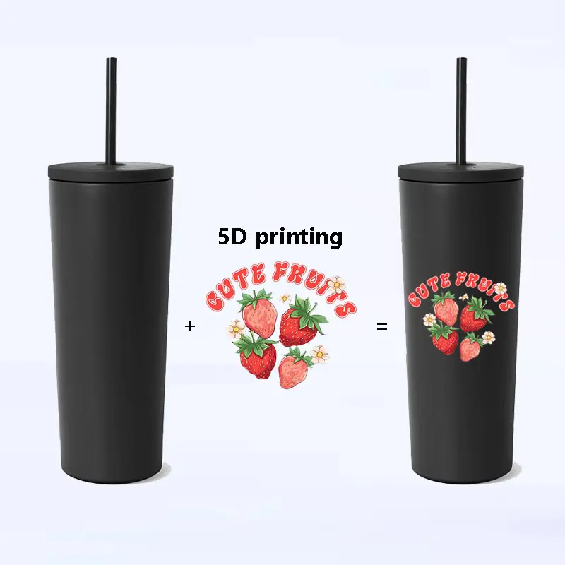 Đơn giản hiện đại 24oz hai lớp thép không gỉ Skinny Tumbler 710ml cách điện rò rỉ bằng chứng cốc cà phê