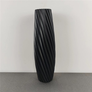 Nordic Simple Round Tall Plastic <strong>Flower</strong> <strong>Vase</strong> White Artificial <strong>Flower</strong> Arrangement Table <strong>Vase</strong> Plastic Decorative - Product Image 2