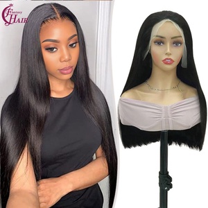 FH Wholesale Long Straight Double Drawn <b>Wig</b> Cabelos Human Hair <b>Wigs</b> 13x4 Lace Frontal Raw Vietnamese Hair <b>Wigs</b> Natural Hair - Product Image 1