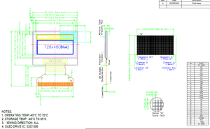 Geel-Blauw 0.96 "I2c Oled Scherm 128X64 Ssd1306 0.96 Pulse Oximeter Lcd-Scherm - Product Image 5