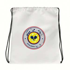 Bolsa con Cordón de Poliéster, Bolsa con Cordón Personalizada Promocional con Logotipo, Mochila Deportiva, Bolsa con Cordón para Pickleball, Love Pickleball - Product Image 1