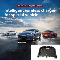Cargador Inalámbrico para Auto de Alta Calidad con Control Remoto y Carga Rápida para Teléfonos Inteligentes, 12-24V, WiFi Integrado, Compatible con Toyota 2019-
