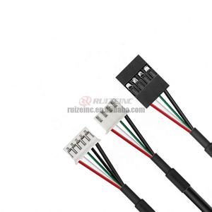 도매 4P 5P 터미널-차폐가있는 USB 수 케이블 Hp2.0 Xh2.54 듀퐁 마더 보드 전원 코드 - Product Image 2