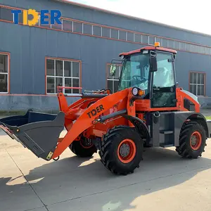 TDER ZT915 3000 lbs 1,5 Tonnen Radlader 1500 kg Radlader optional Winkel besen Schnee fräse
