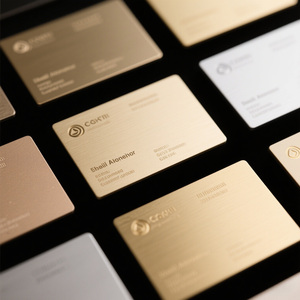 การพิมพ์นามบัตร2025บัตรโลหะ0.2มม. สำหรับการแลกเปลี่ยนธุรกิจจากโรงงาน - Product Image 6