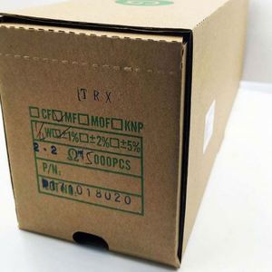 Whole -Sale MF1/4W-2.2ohm1% T52 1/4W Resistors Metal Film Resistors 2.2ohm 1% 1/4W - Product Image 1