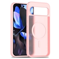 Nouvelle coque de téléphone magnétique sans fil antichoc en PC et TPU avec design givré de haute qualité pour Google Pixel 10