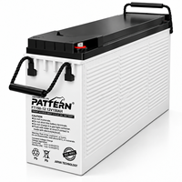 Batterie AGM VRLA à borne avant PATTERN Série PTF 12V 150Ah, longue durée de vie, haute température, pour station solaire et télécom