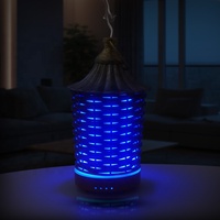 Diffuseur d'arômes portable sans eau à ultrasons personnalisé avec éclairage LED et fonctionnement silencieux pour la décoration de bureau