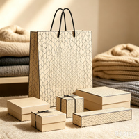 Sacs en papier kraft personnalisés avec logo, usine source, sacs en papier pour emballage de vêtements, sacs de shopping, beige classique luxueux