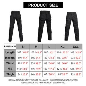 Pantalon de combat camouflage G3 pour homme SINAIRSOFT, pantalon tactique d'extérieur pour paintball avec genouillères pour la chasse - Product Image 6