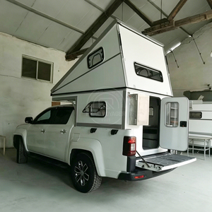 Caja de <span class=keywords><strong>Techo</strong></span> Rígida Plegable Triangular Impermeable de Diseño Moderno para Camioneta Todoterreno con Panel Sándwich Tipo RV Hilux - Product Image 4