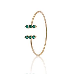 Aqua calcédoine pierres précieuses bracelets de manchette réglables ensemble de broches pierres précieuses empilables bracelet fait main bijoux article cadeau pour bien-aimé - Product Image 4