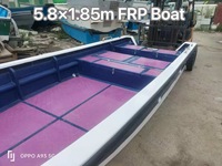 Perahu Pancing Fiberglass/Yacht FRP Baru 19ft/5.8m untuk Rekreasi/Olahraga/Penumpang/Pelayaran/Pariwisata dengan Mesin Tempel Bensin
