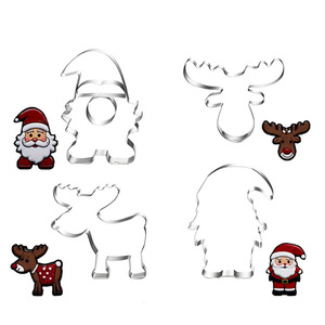 Bview Art <span class=keywords><strong>Emporte</strong></span>-pièce en acier inoxydable pour sapin de Noël 5 pièces - Product Image 1