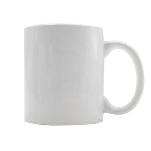 QCup de cerámica blanca, tazas de café lisas promocionales de alta calidad, se puede personalizar cualquier color Pantone o multicolor. Para 1 usuario - Product Image 4