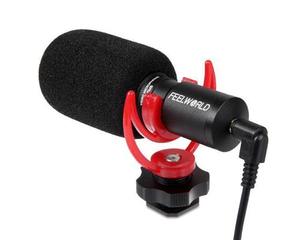 FEELWORLD FM8 Universal Compact Smartphones <span class=keywords><strong>DSLR</strong></span> Cámara Grabación Música Transmisión en vivo <span class=keywords><strong>Vlogging</strong></span> Video Micrófono - Product Image 1