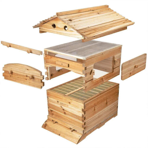 Nouvelle ruche automatique OEM au prix d'usine, 7 cadres en bois de sapin enduit de cire, super boîte automatique 7x cadres, garantie 1 an - Product Image 6