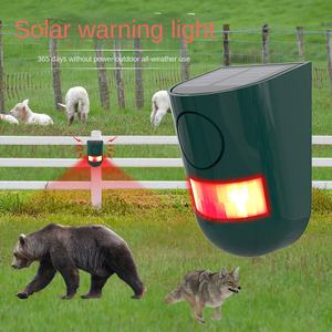 Güneş insan vücudu kızılötesi hareket sensörü Alarm lambası ile ses ve ışık 85dB 5-8m algılama aralığı anti-hırsızlık hayvan sürücü yeni - Product Image 4