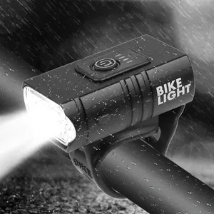 Waterproof Head Light Bicycle Lamp Warning Rechargeable Led Bike Front Light