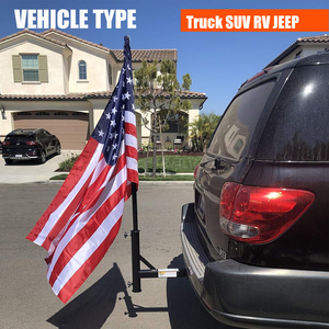 Support de drapeau universel NewStar pour <span class=keywords><strong>attelage</strong></span>, en acier thermolaqué, compatible avec les récepteurs de 2 pouces pour Wrangler, camion, SUV, camping-car - Product Image 5