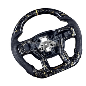 Volant en fibre de carbone personnalisé pour <span class=keywords><strong>Ford</strong></span> Ranger <span class=keywords><strong>Raptor</strong></span> F150 F350 2015 2016 2017 2018 2019 2020 <span class=keywords><strong>2021</strong></span> 2022 - Product Image 3